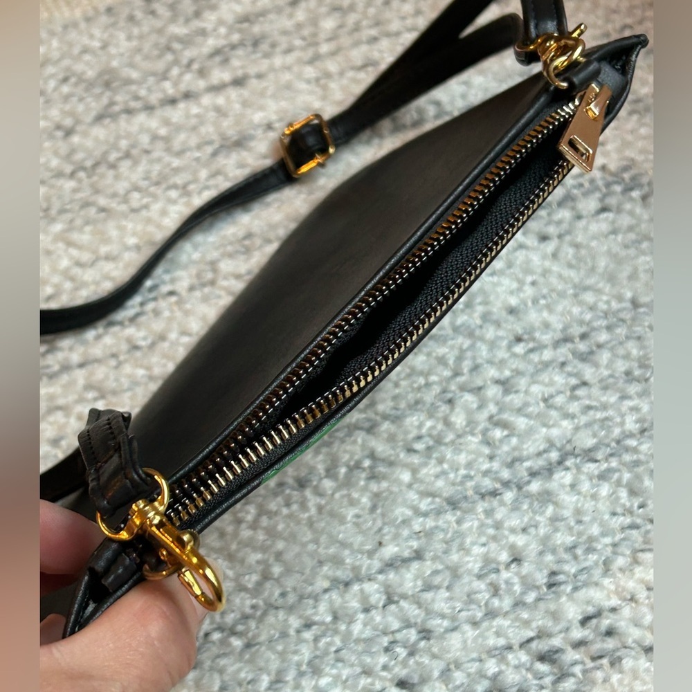 Rosa Mexicano Hand-Painted Women’s Crossbody or Covertible Clutch - Picture 3 of 12